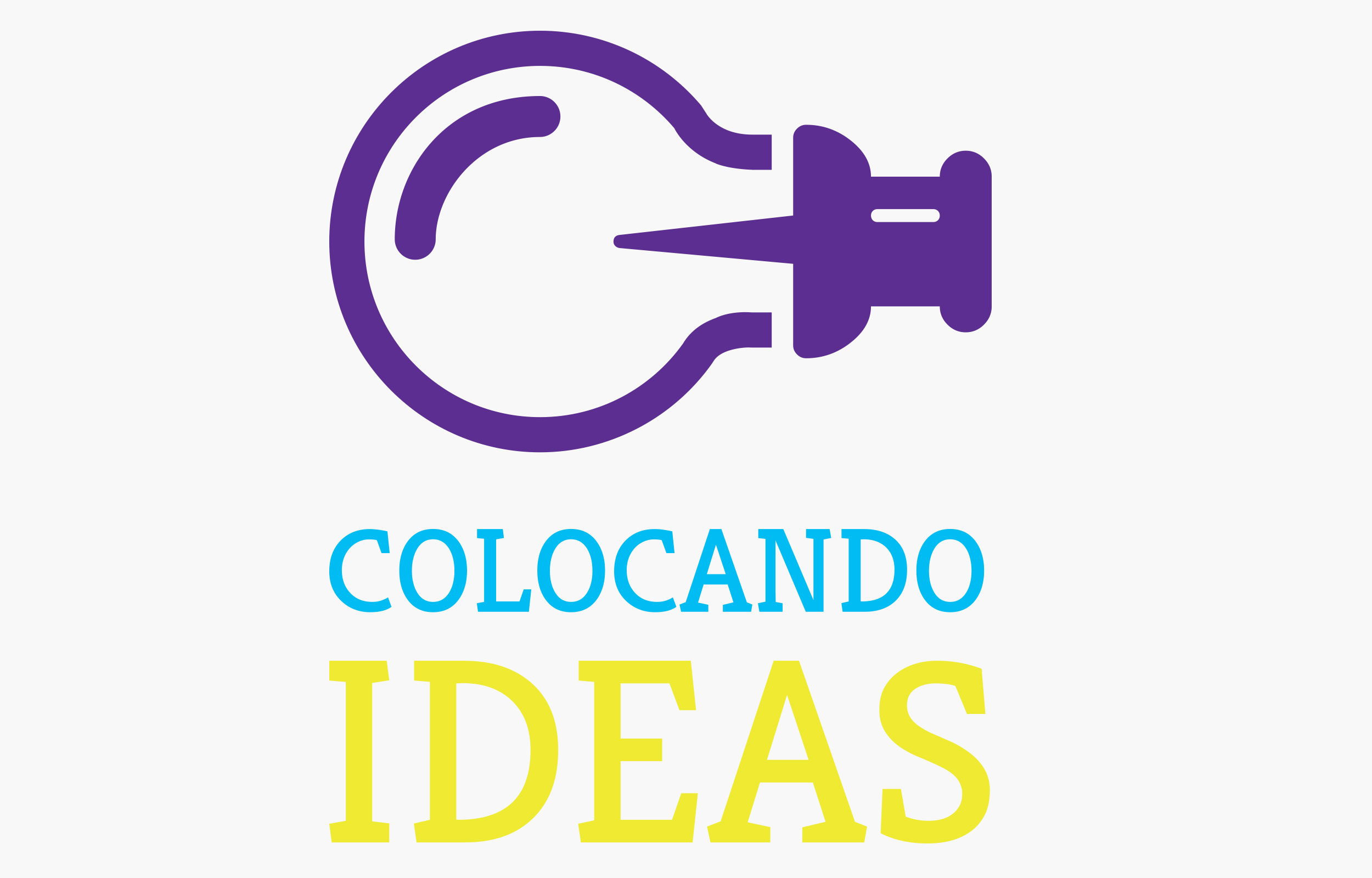 Diseño de logotipo para estudio de comunicación Colocando Ideas